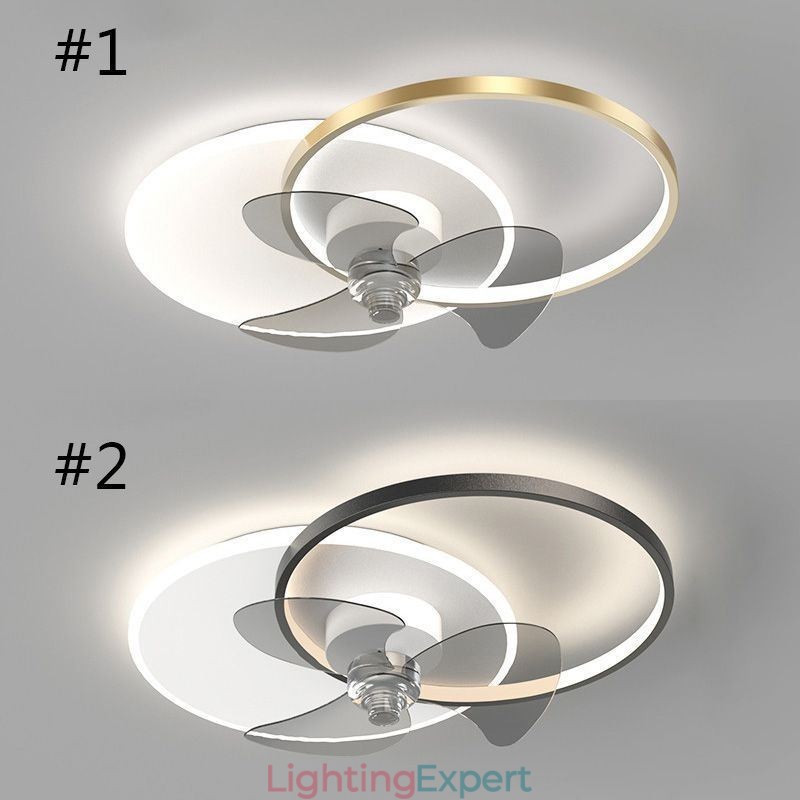 Ceiling Fan Lamp Modern Art Deco Lighting Fixtures