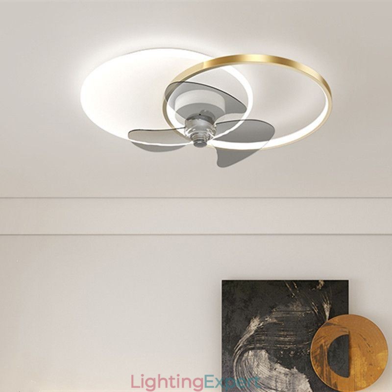 Ceiling Fan Lamp Modern Art Deco Lighting Fixtures