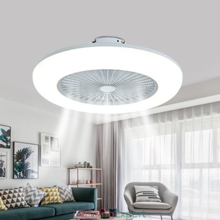 Fan Ceiling Light Trichromatic Dimming with Remote Control 3 Speed Fan Ceiling Light Trichromatic Dimming with Remote Control 3 Speed