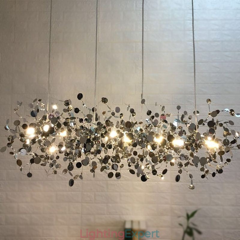 Modern Minimalist Chandelier Stainless Steel