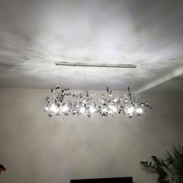 Modern Minimalist Chandelier Stainless Steel