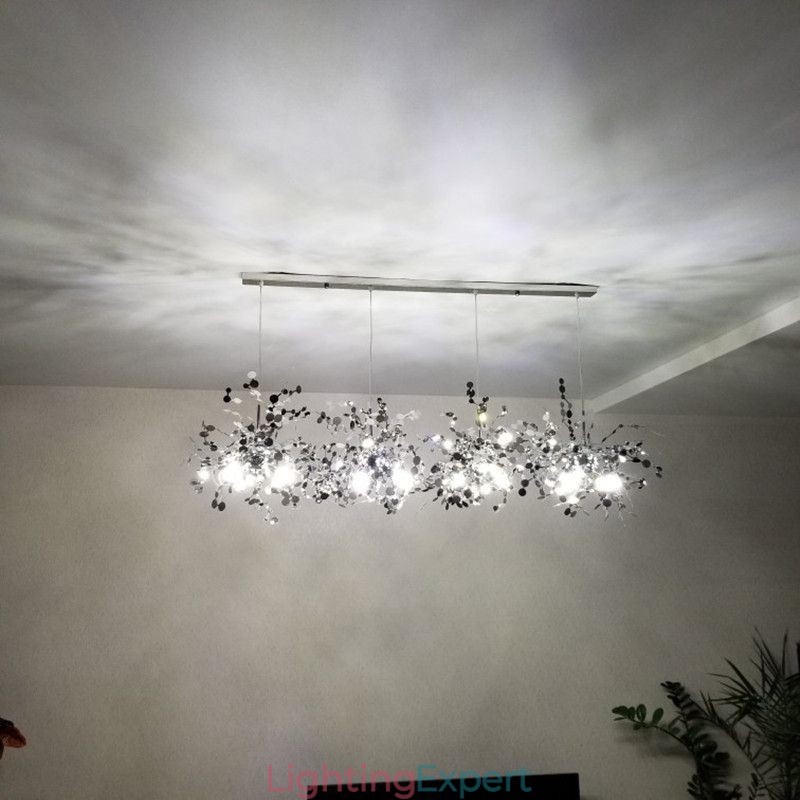 Modern Minimalist Chandelier Stainless Steel