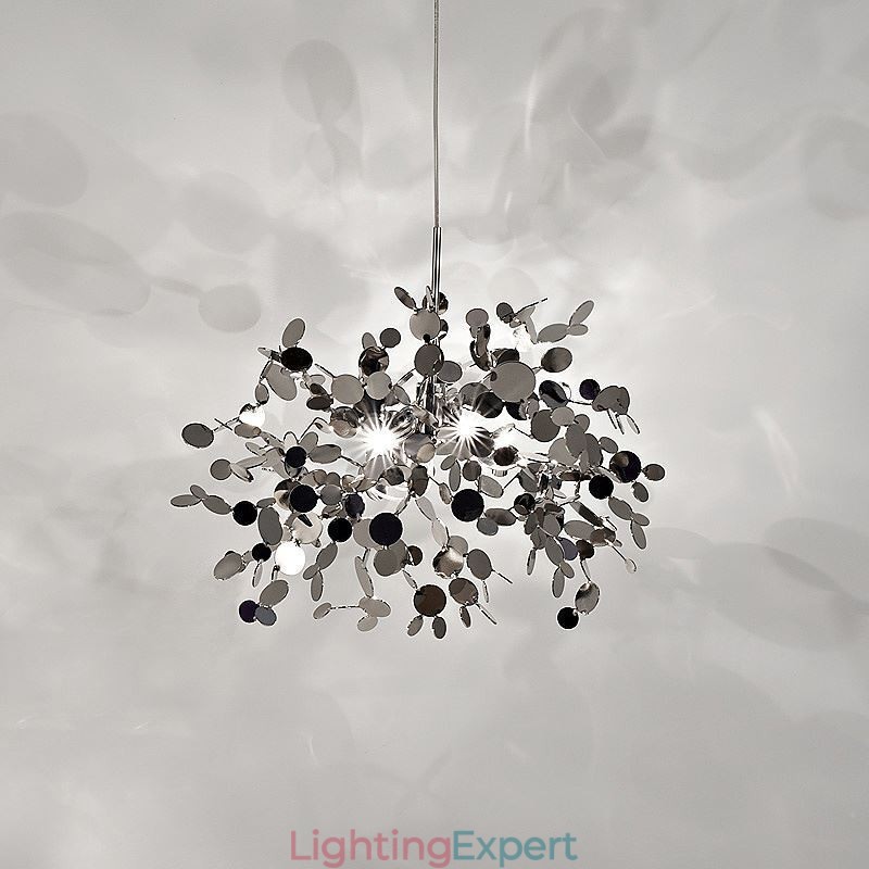3 Lights Chandelier Light Stainless Steel Pendant Lighting Ceiling Light Fixture