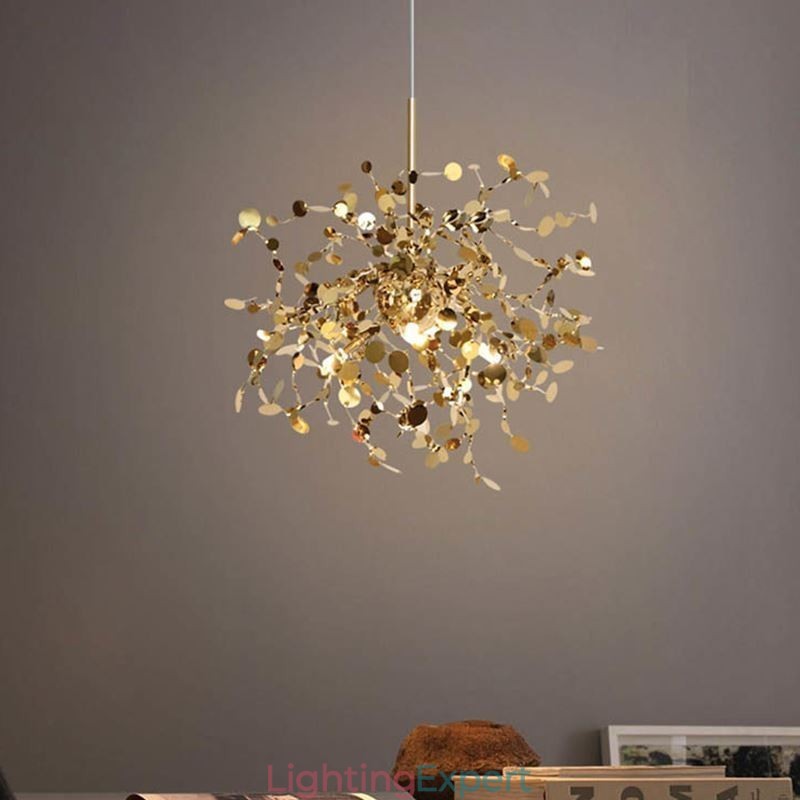3 Lights Chandelier Light Stainless Steel Pendant Lighting Ceiling Light Fixture