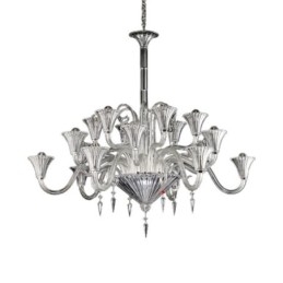 European Crystal Chandelier Decoration Ceiling Light With 18 Lights