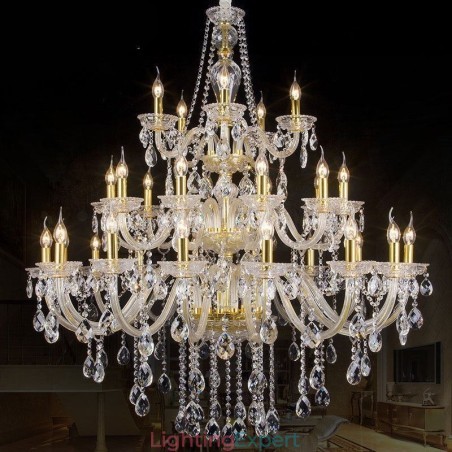 Luxury Crystal Chandelier Decoration Ceiling Light With 32 Lights Luxury Crystal Chandelier Decoration Ceiling Light With 32 Lights