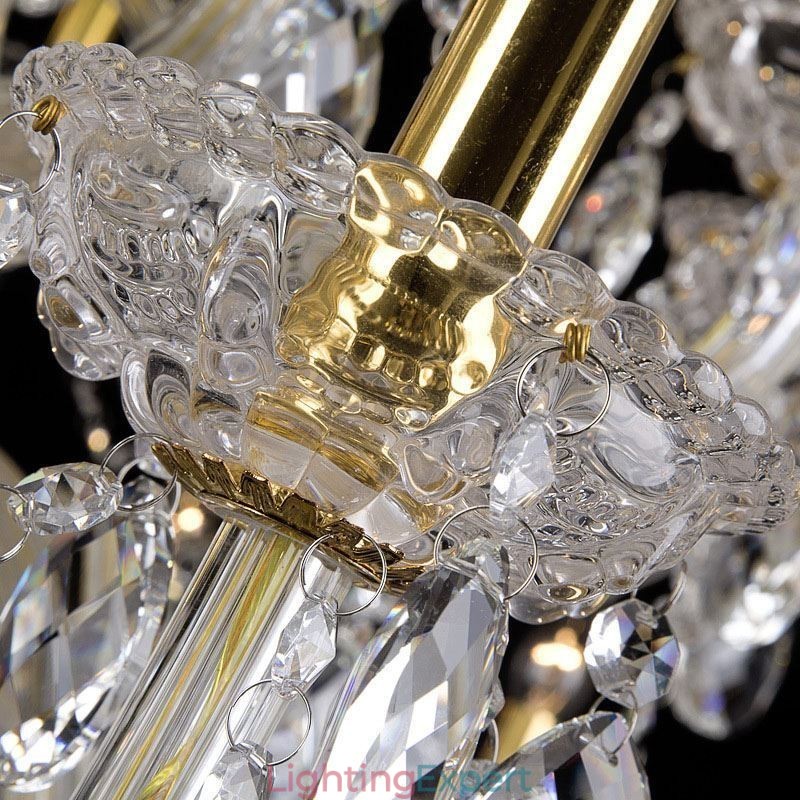 European Crystal Chandelier With 32 Lights Ceiling Light
