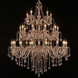 European Crystal Chandelier With 30 Lights Decoration Ceiling Light