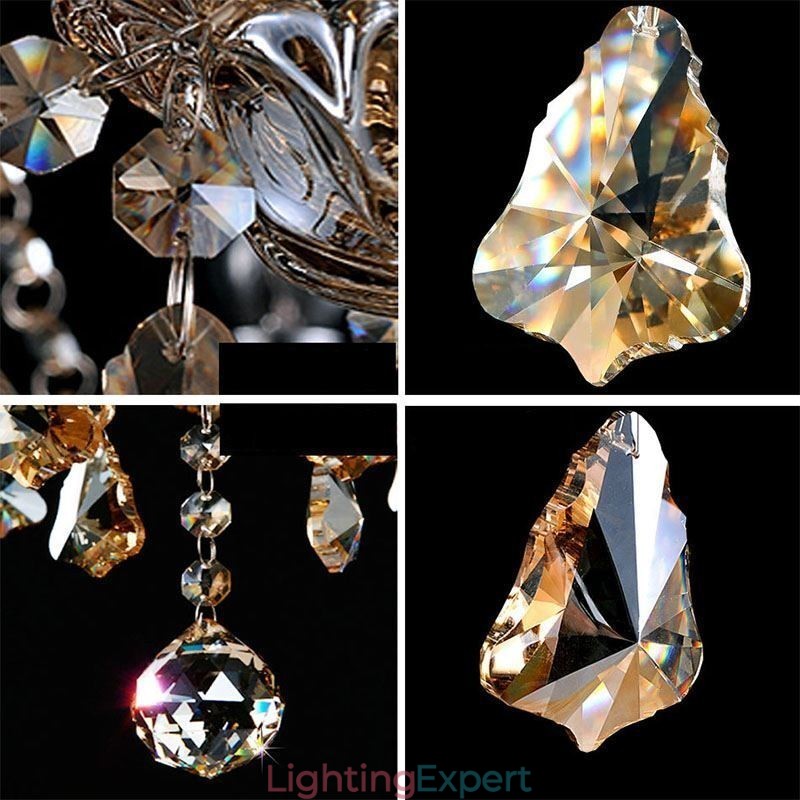 European Crystal Chandelier With 30 Lights Decoration Ceiling Light