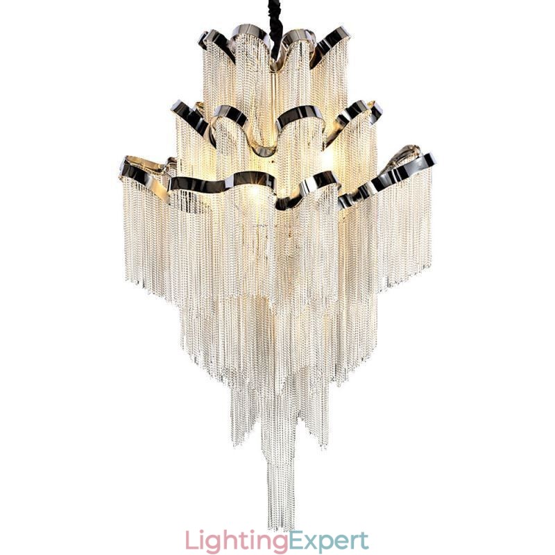 Modern Elegant Tassel Pendant Light