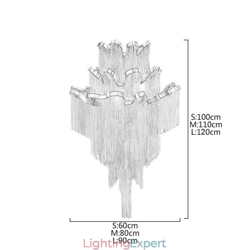 Modern Elegant Tassel Pendant Light