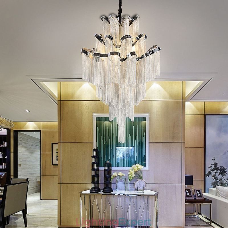 Modern Elegant Tassel Pendant Light