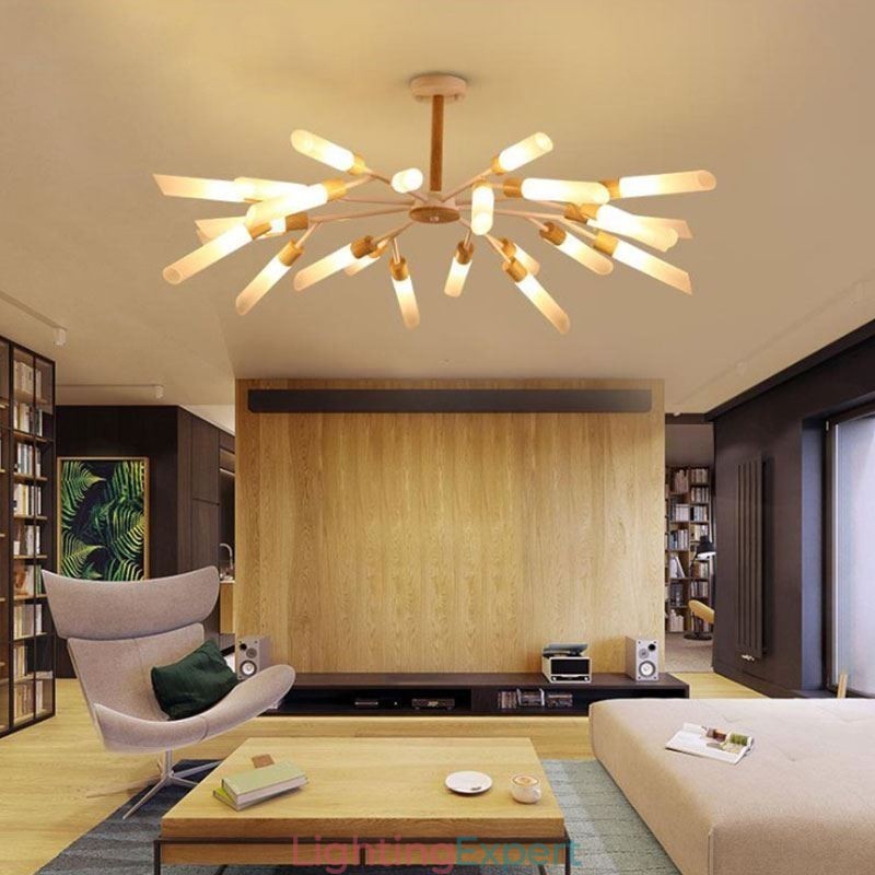 Nordic Pendant Light Modern Solid Wood Lighting