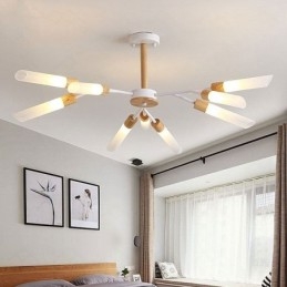 Nordic Pendant Light Modern Solid Wood Lighting