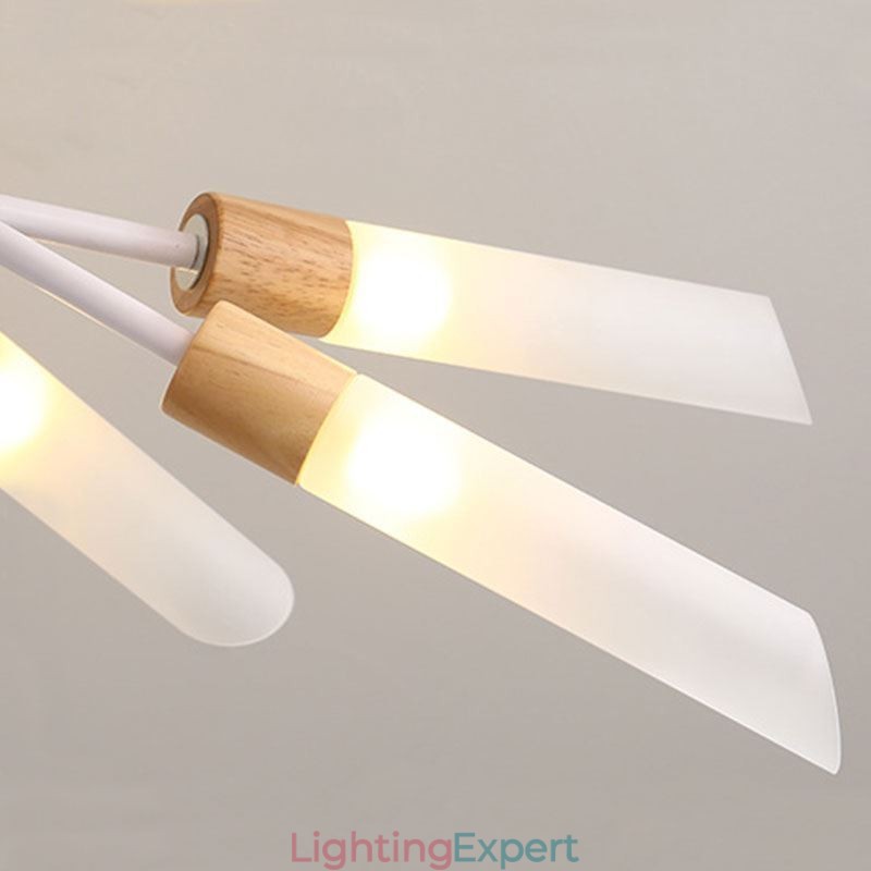Nordic Pendant Light Modern Solid Wood Lighting