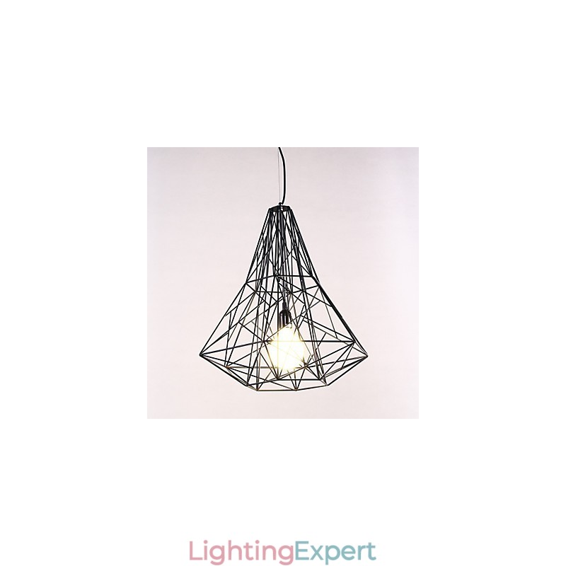 Modern Contemporary Chrome Metal Chandelier