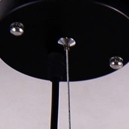 Modern Contemporary Chrome Metal Chandelier