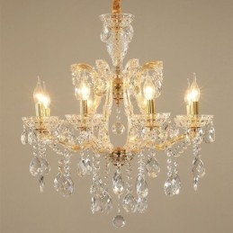Elegant Crystal Chandelier European Pendant Light