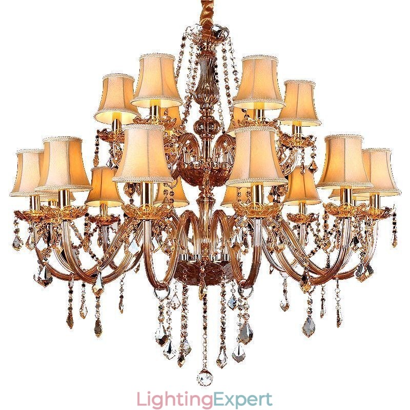 Luxury Crystal Chandelier European Ceiling Light