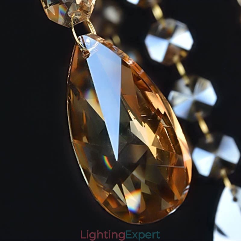 Large Crystal Chandelier Luxury European Pendant Light