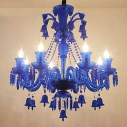 Crystal Ceiling Light European Chandelier Ring Bells Pendant Light