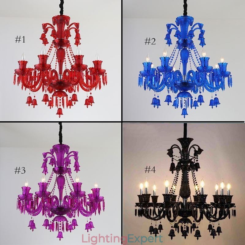 Crystal Ceiling Light European Chandelier Ring Bells Pendant Light