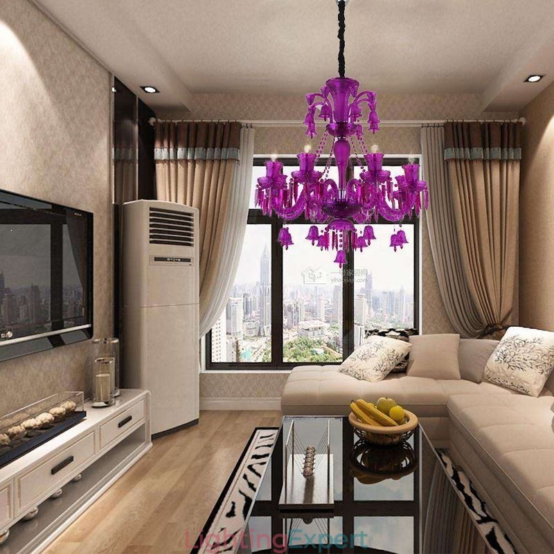 Crystal Ceiling Light European Chandelier Ring Bells Pendant Light