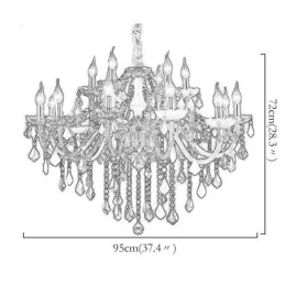 Colourful European Style Chandelier Luxury Pendant Light