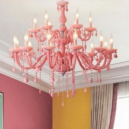 Elegant Crystal Chandelier European Large Pendant Light