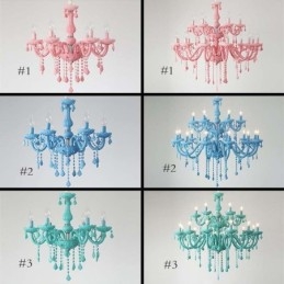 Elegant Crystal Chandelier European Large Pendant Light