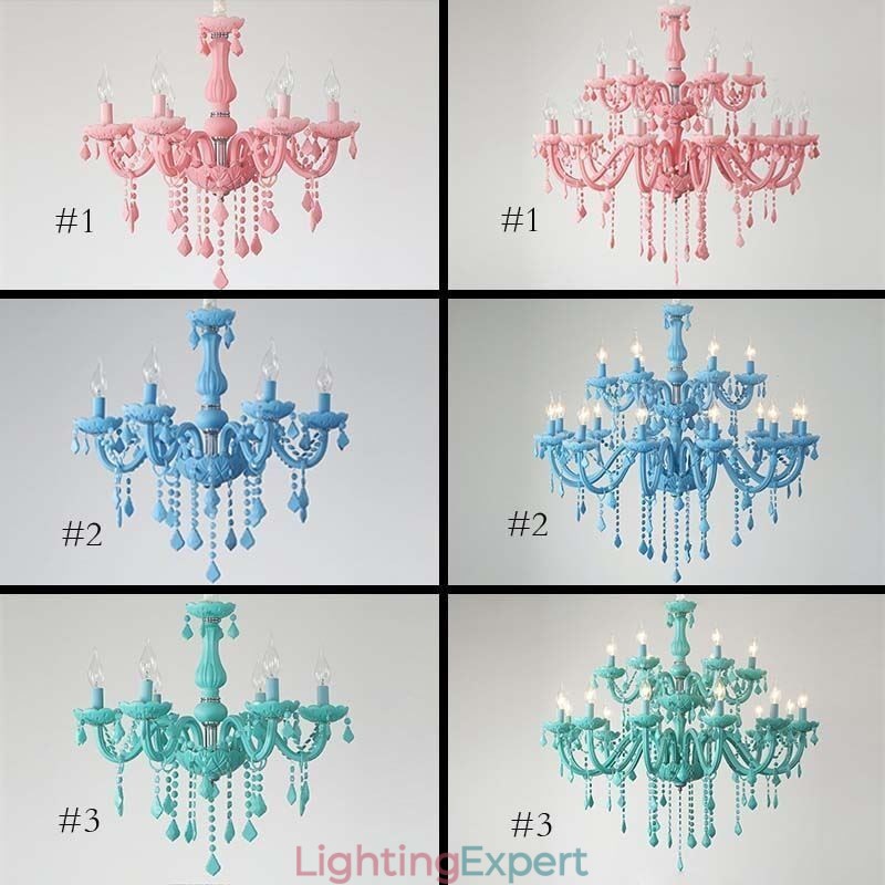 Elegant Crystal Chandelier European Large Pendant Light