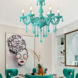 Elegant Crystal Chandelier European Large Pendant Light