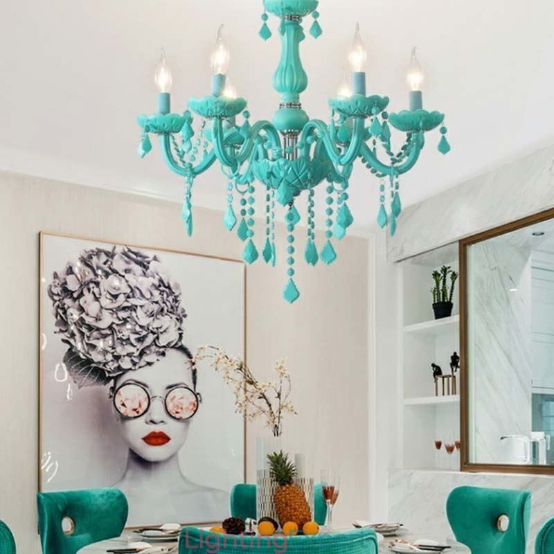 Elegant Crystal Chandelier European Large Pendant Light