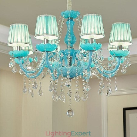 Creative Crystal Chandelier European Elegant Pendant Light