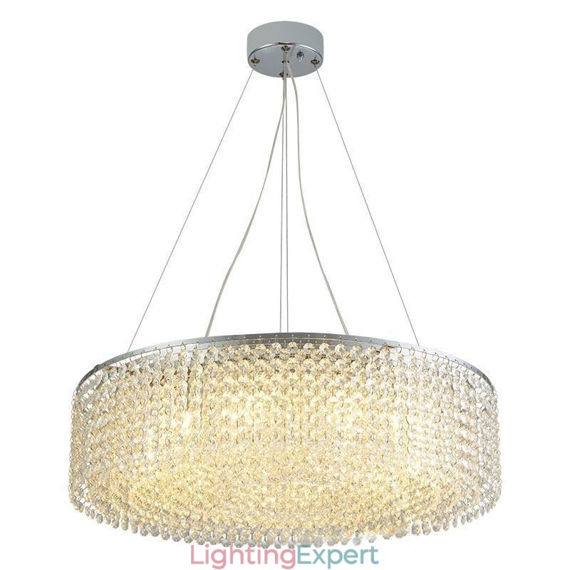 Modern Crystal Chandelier European Luxury Decorative Ceiling Lamp With 12 Lights