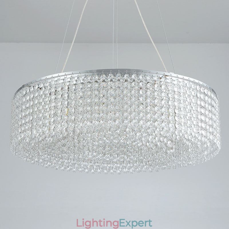 Modern Crystal Chandelier European Luxury Decorative Ceiling Lamp With 12 Lights