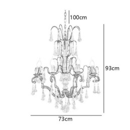 Retro Style Wood Pendant Light Elegant Chandelier
