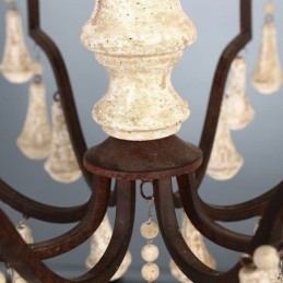 Retro Style Wood Pendant Light Elegant Chandelier