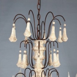 Retro Style Wood Pendant Light Elegant Chandelier