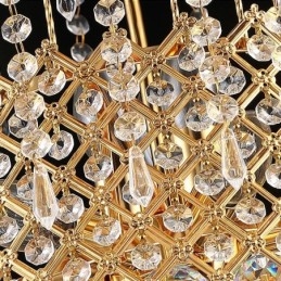 Luxury Crystal Chandelier Modern Elegant Pendant Light