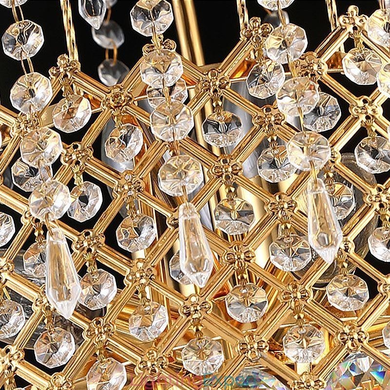 Luxury Crystal Chandelier Modern Elegant Pendant Light