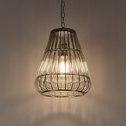 Modern Contemporary Chrome Glass Chandelier