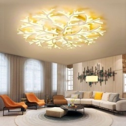Flush Mount Modern Minimalist Antler Ceiling Light