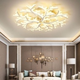 Flush Mount Modern Minimalist Antler Ceiling Light