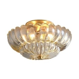 Modern Flush Mount Lotus Base Ceiling Light
