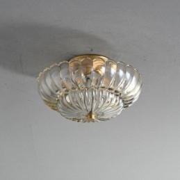 Modern Flush Mount Lotus Base Ceiling Light