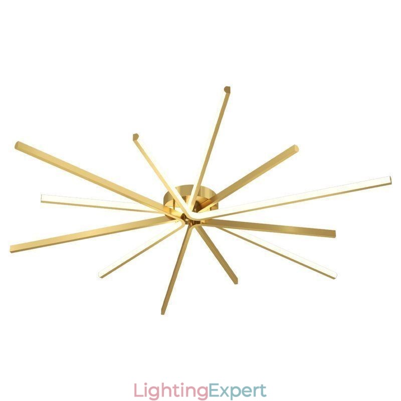 Flush Mount Modern Minimalist Fireworks Ceiling Light
