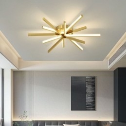 Flush Mount Modern Minimalist Fireworks Ceiling Light