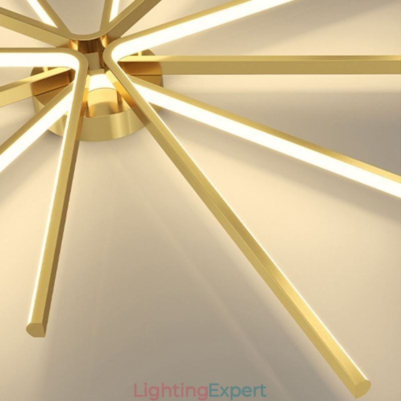 Flush Mount Modern Minimalist Fireworks Ceiling Light