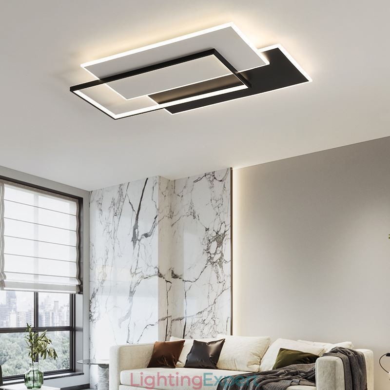 Flush Mount Minimalist Square Acrylic Ceiling Light